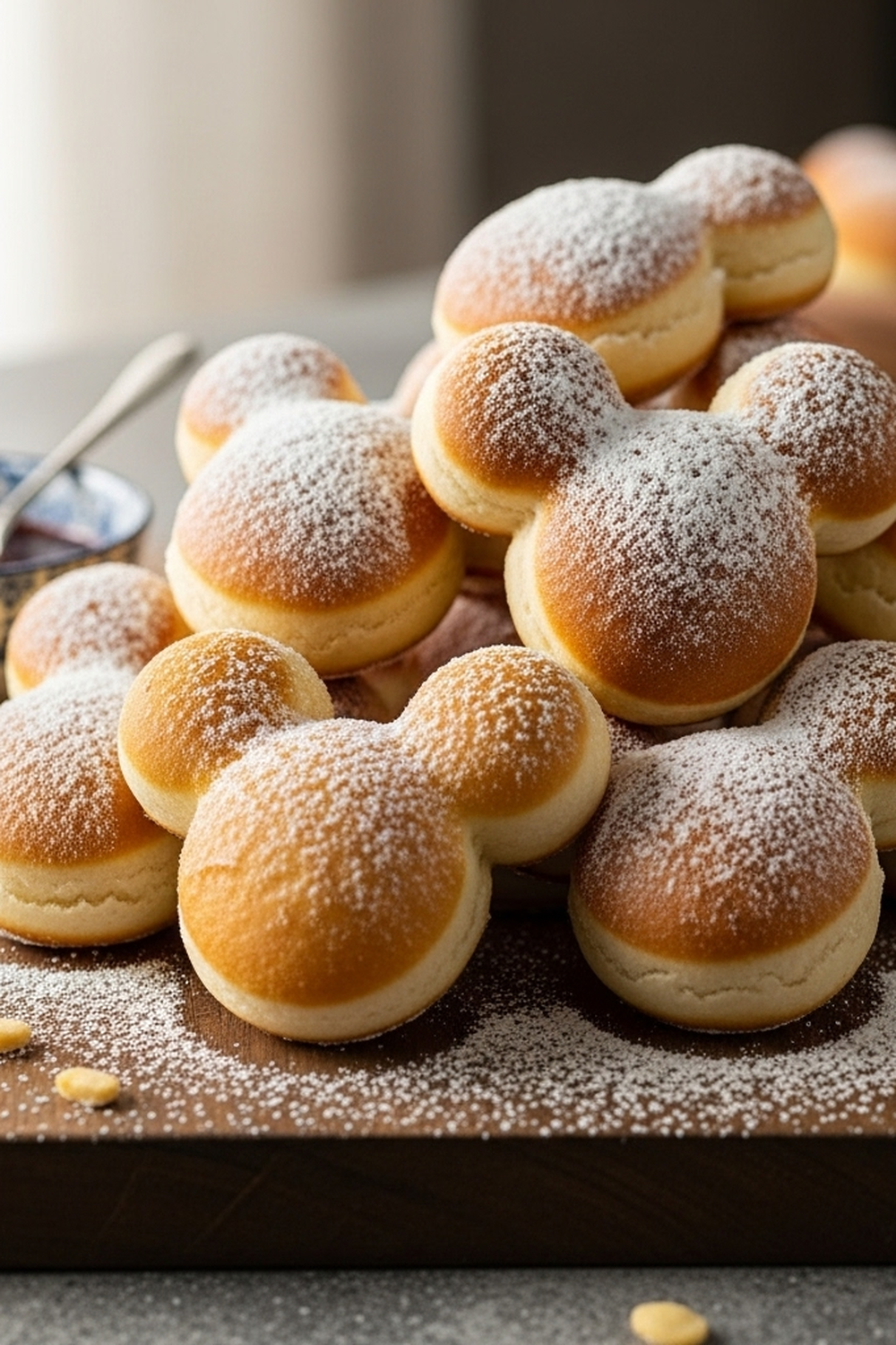 Homemade-Mickey-Beignets-Disneyland-Treat-at-Home - Finished Dish